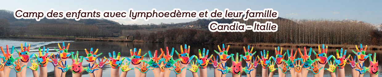 Camp des enfants avec lymphoedème et de leur famille