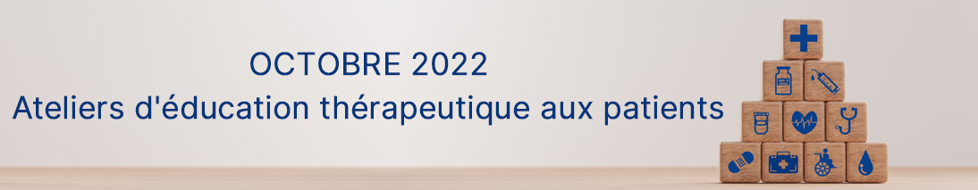 octobre 2022  Ateliers d'éducation thérapeutique aux patients atteints de lymphoedème